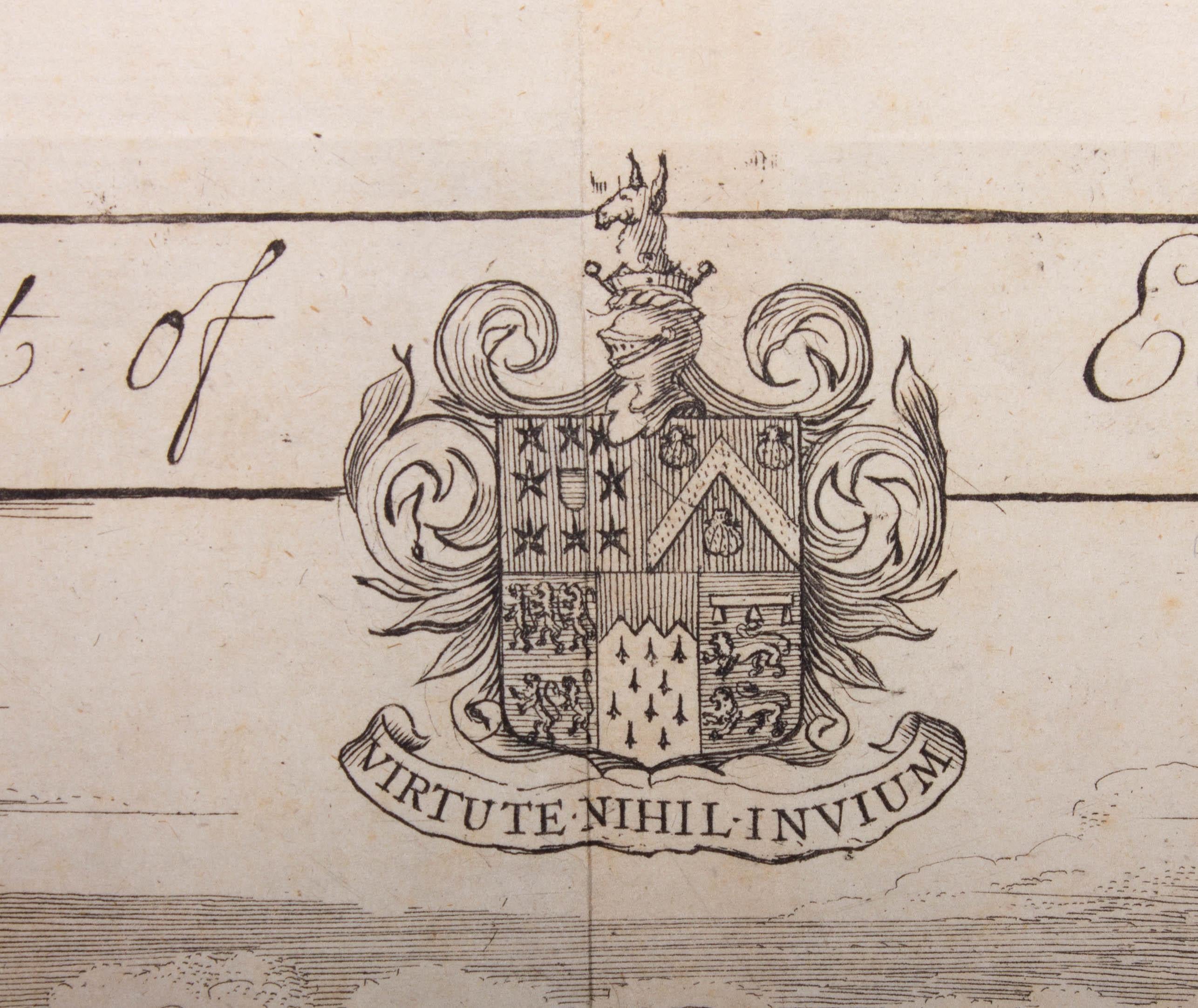 Johannes 'Jan' Kip (c.1652-1722) - 1712 Engraving, Maugersbury 2