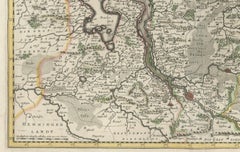 Johannes Janssonius' 17th-Century Map of the Duchy of Bremen in Germany