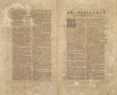 Archipelagus Septentrionalis - Etching by Johannes Janssonius - 1650s