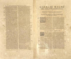 Freti Canalis - Etching by Johannes Janssonius - 1650s