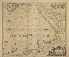 Antique Golf of Benngala - Etching by Johannes Janssonius - 1650s