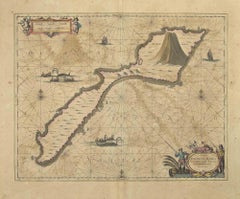 Gravure d'Oceanus de Johannes Janssonius, années 1650