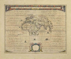 Orbis Terrarum - Etching by Johannes Janssonius - 1650s