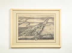 Set von zehn Ansichten von Landhäusern aus der Britannia Illustrata