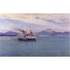 Johannes Martin Grimelund 'Summer Morning in Molde' 1998- Offset Lithograph