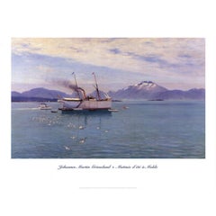 Johannes Martin Grimelund 'Summer Morning in Molde' 1998- Offset Lithograph