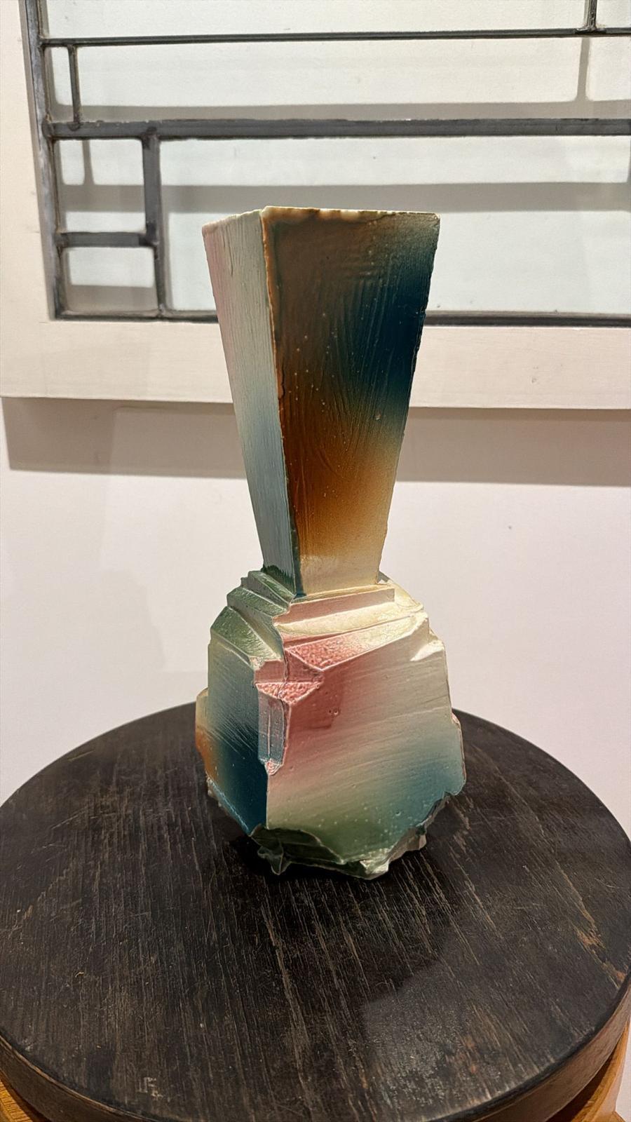 Untitled Ceramic Vessel, Contemporary Abstract Sculpture, 2022, 30cm