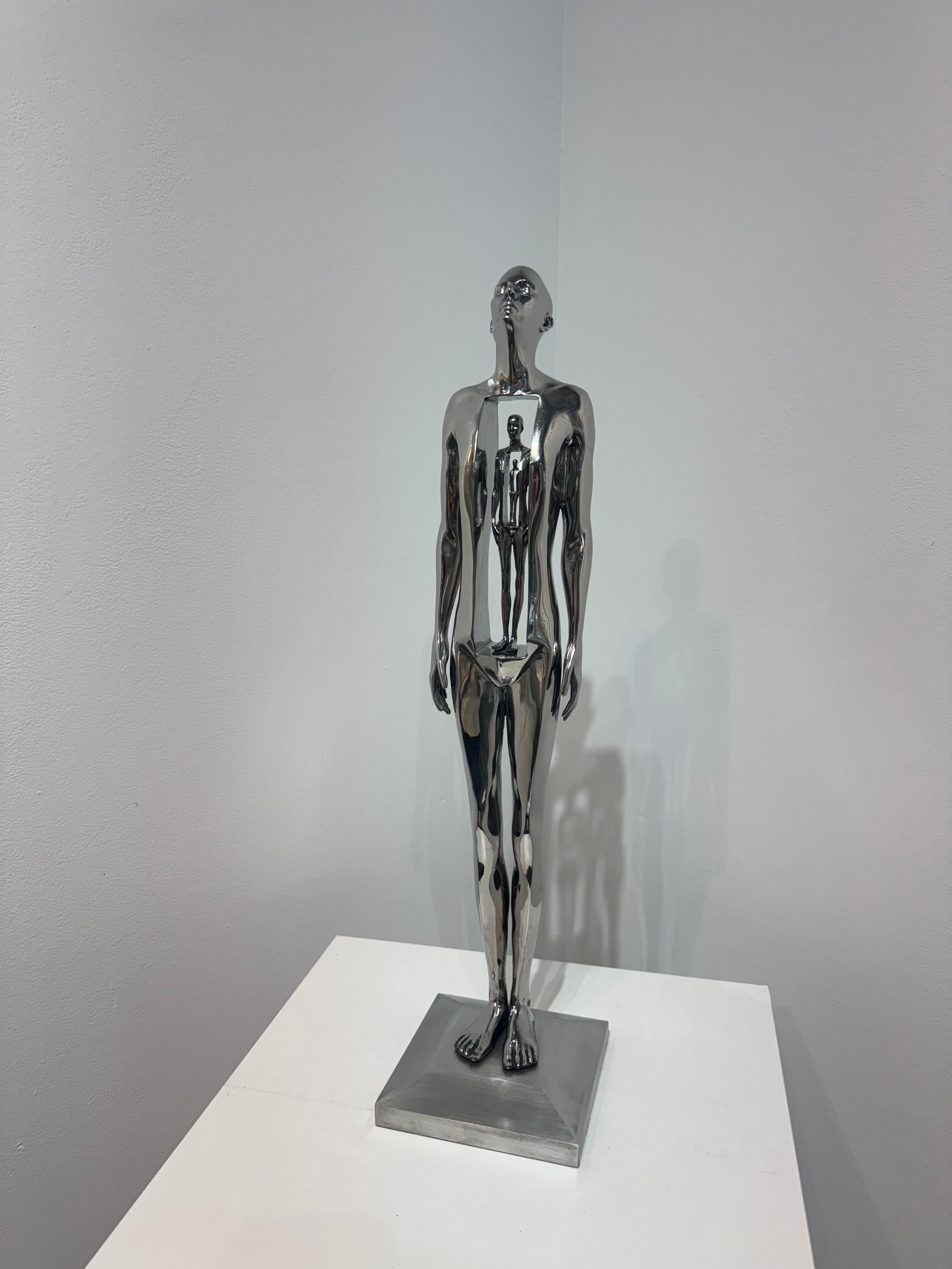 Endless (Stainless Steel) - Sculpture by Johannes Nielsen