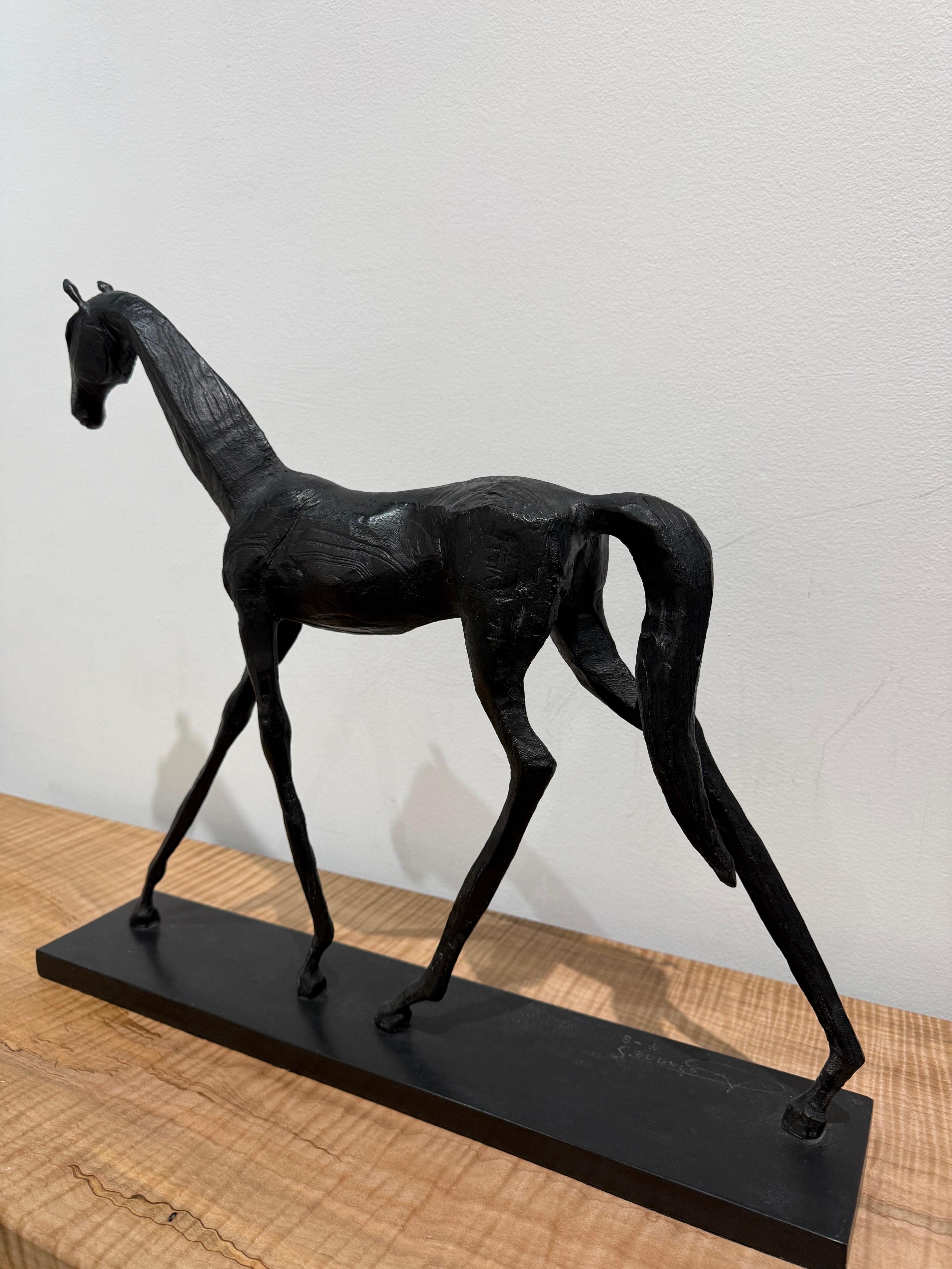Oceano aperto - Figurative Sculpture Oro di Johannes Nielsen