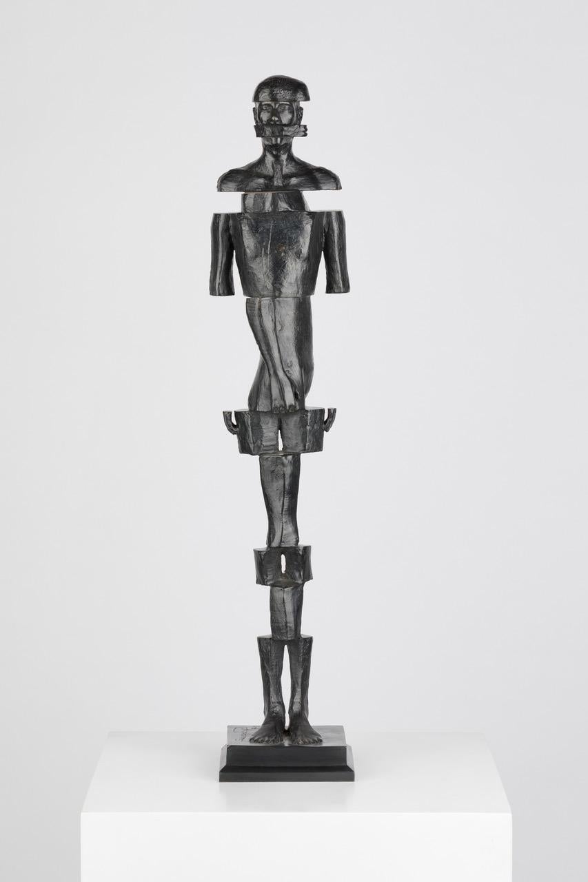 Johannes Nielsen Figurative Sculpture - The Edge of Silence