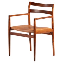 Johannes Norgaard Desk Chair, Rosewood