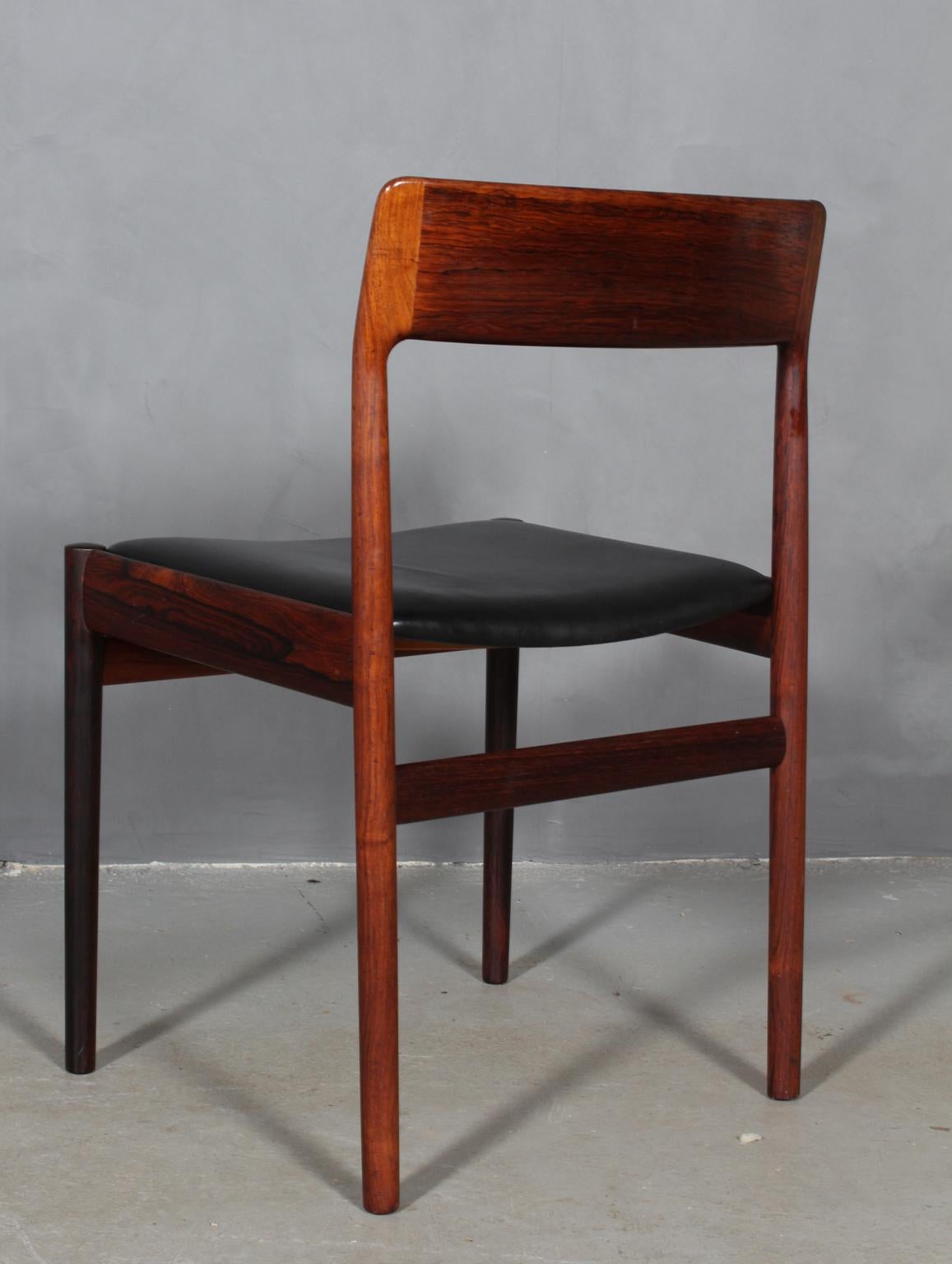 Johannes Nørgaard Set of Four Chairs, Rosewood 1