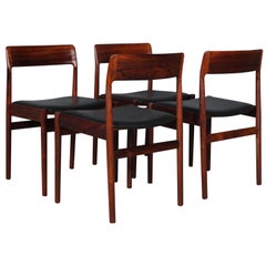 Johannes Nørgaard Set of Four Chairs, Rosewood