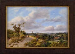 Johannes Philippus Galjaard, Figure su un sentiero rurale con la città alle spalle