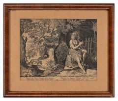 Paulus der Einsiedler – Original-Radierung von Johannes Sadeler
