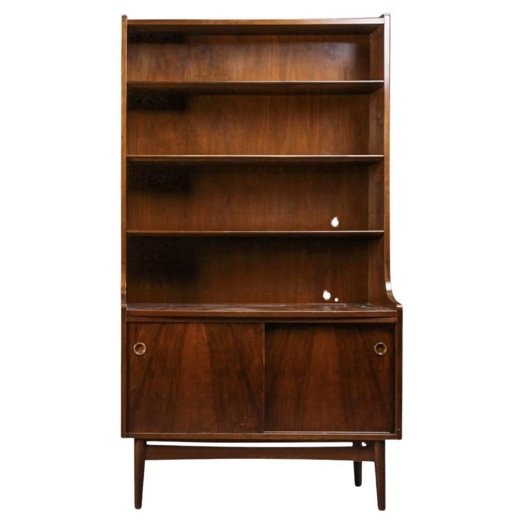 Johannes Sorth Bookcase in Nutwood For Sale