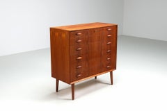 Johannes Sorth chest of drawers in teak Nexo Mobelfabrik Denmark 1960