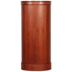 Johannes Sorth Danish Modern Oval Pedestal Cupboard made of Teak, Denmark, 1960s