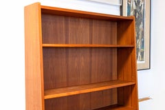 Johannes Sorth for Nexø Møbelfabrik MCM Danish Teak Bookshelf Secretary Desk