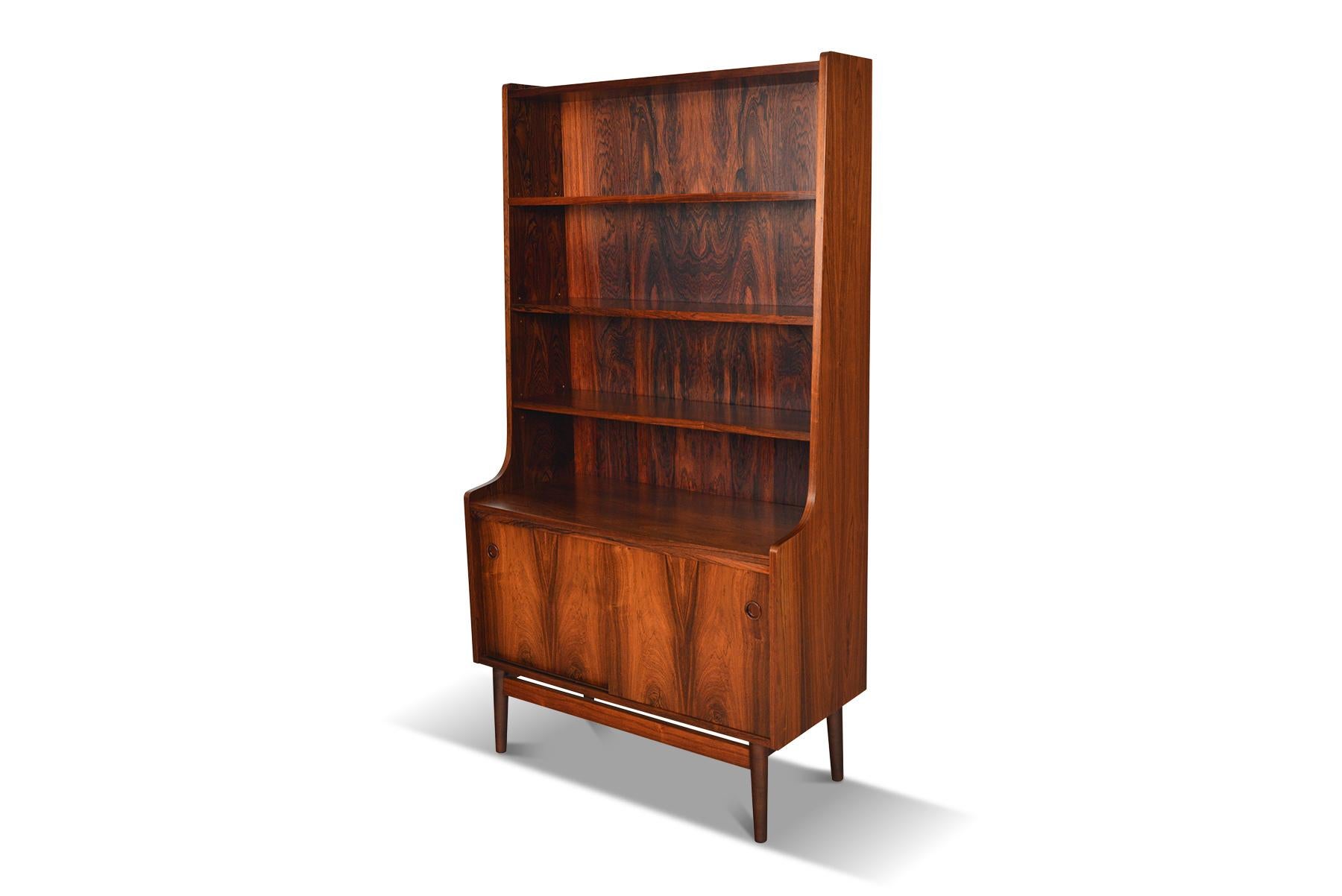 Origin: Denmark
Designer: Johannes Sorth
Manufacturer: Bornholms
Era: 1965
Materials: Rosewood
Measurements: 39.5? wide x 17? deep x 72? tall

Condition: In excellent original condition with light vintage wear. Any cosmetic imperfections will