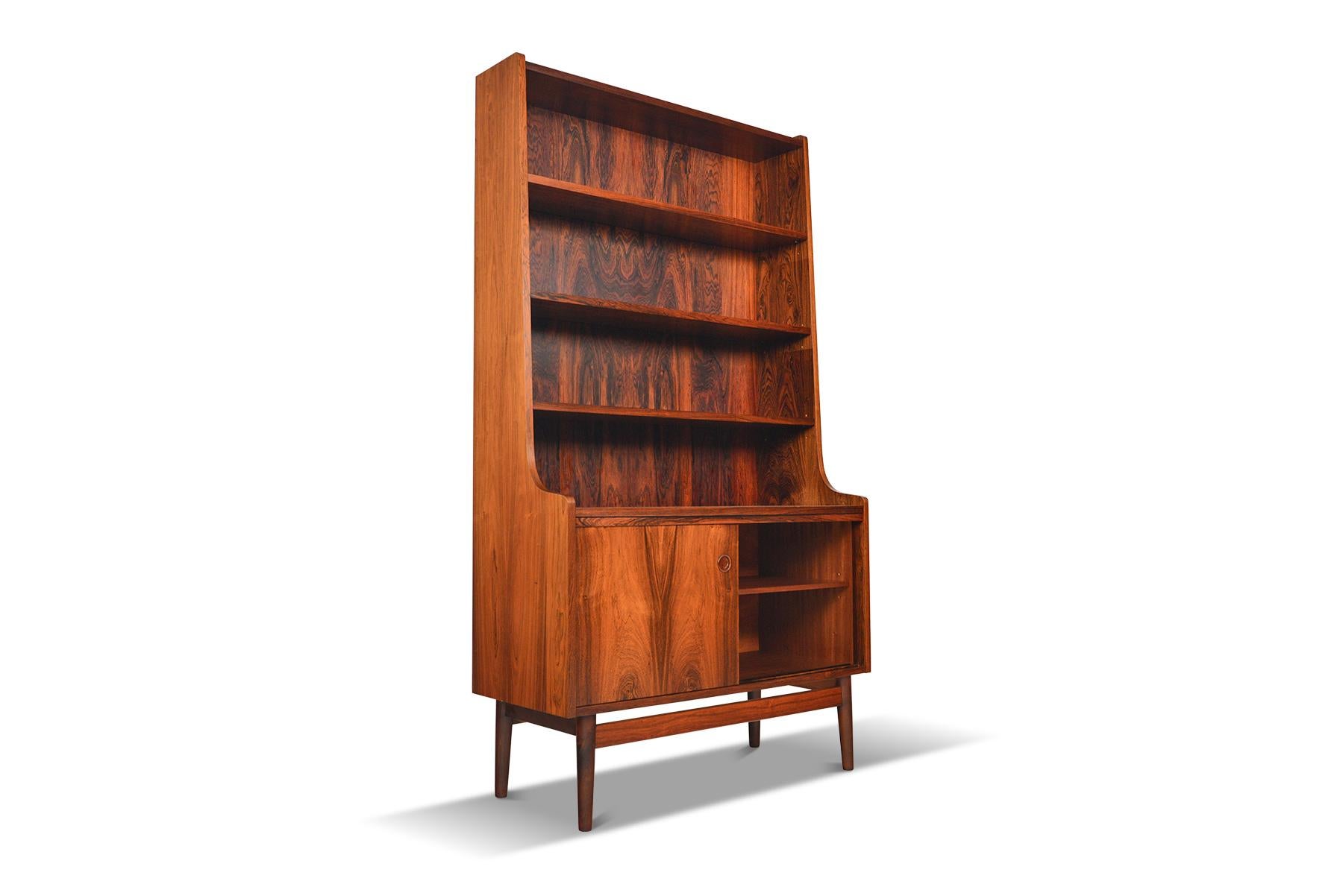 Mid-Century Modern Johannes Sorth Rosewood Bookcase #1 For Sale