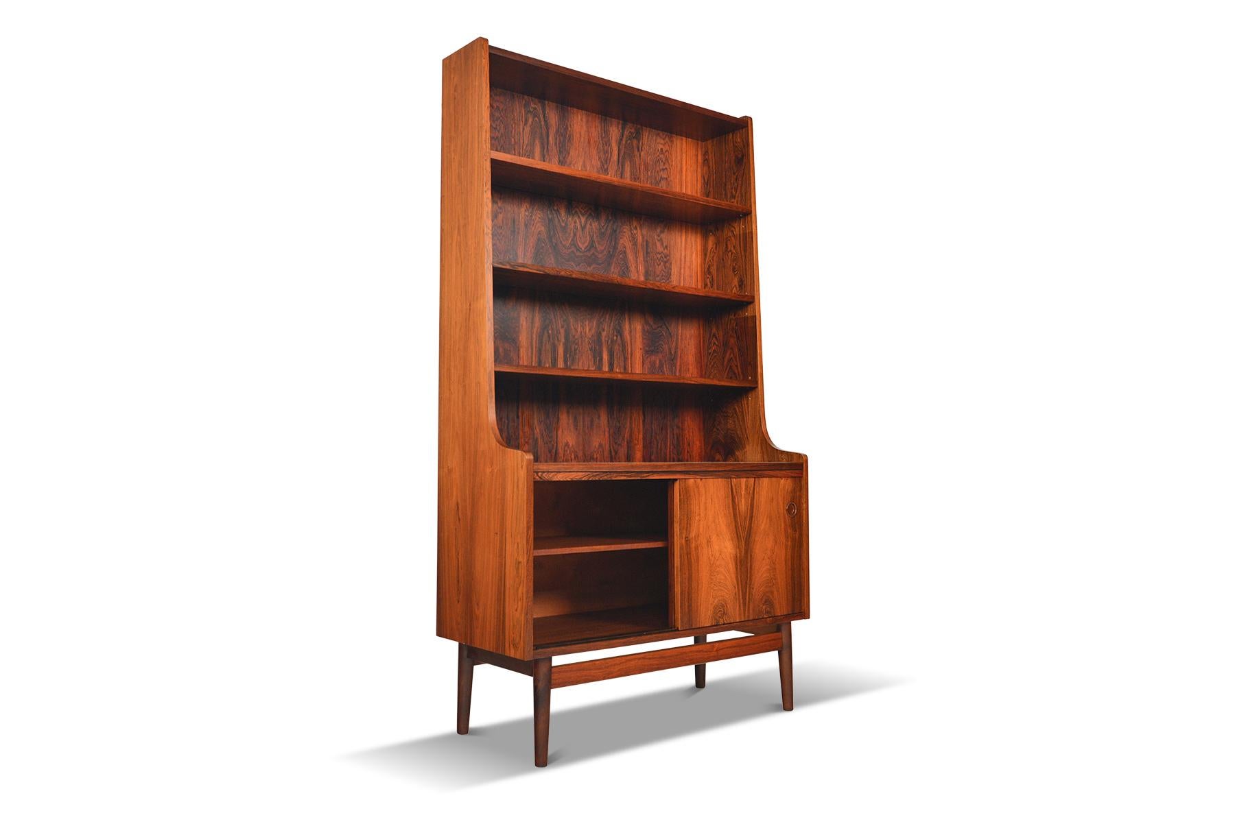 Johannes Sorth Rosewood Bookcase #1 In Excellent Condition For Sale In Berkeley, CA