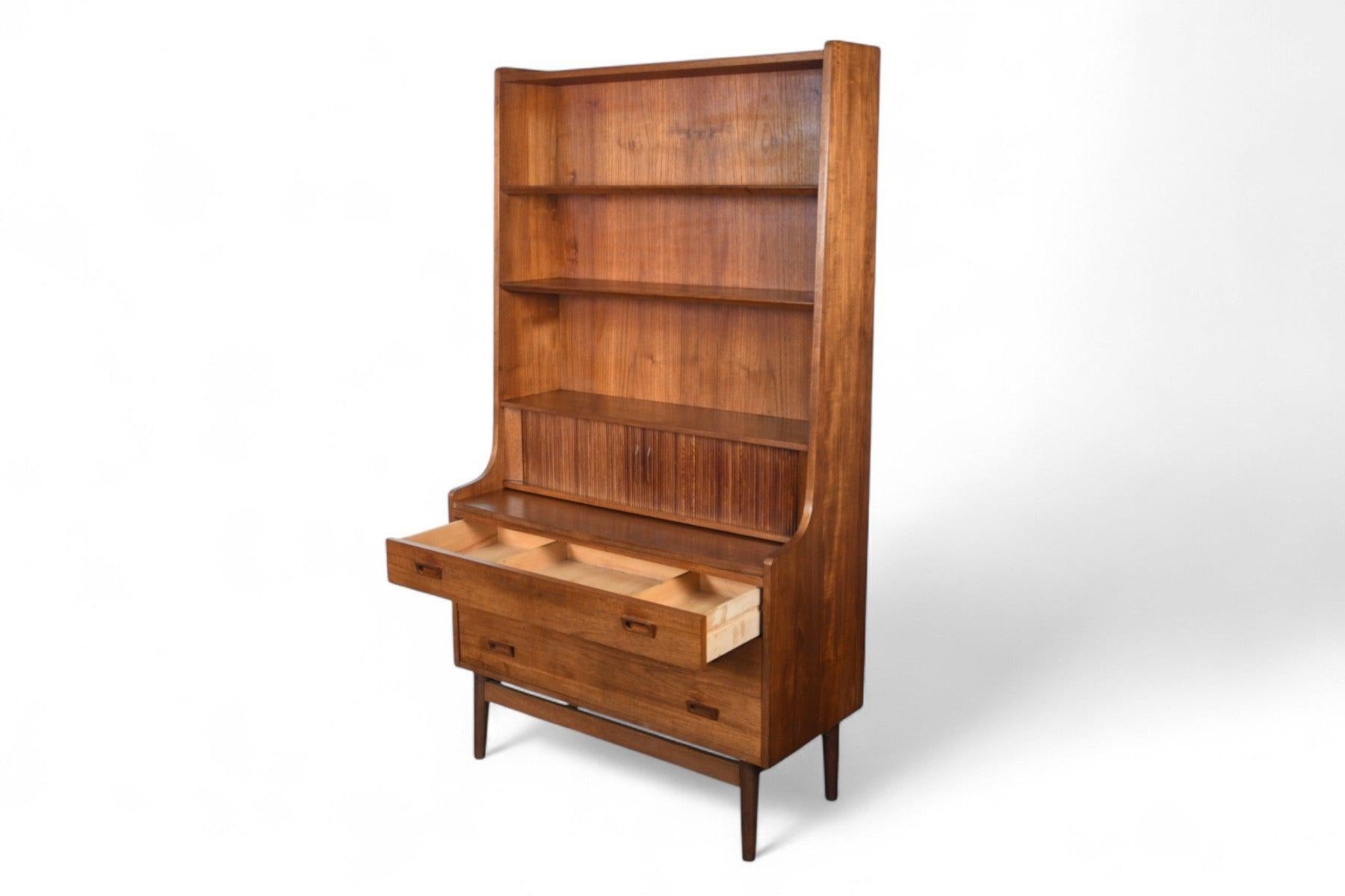 Johannes Sorth Teakholz-Bücherregal / Sekretär-Schreibtisch im Angebot 2
