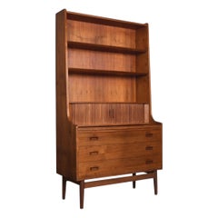 Johannes Sorth Teakholz-Bücherregal / Sekretär-Schreibtisch