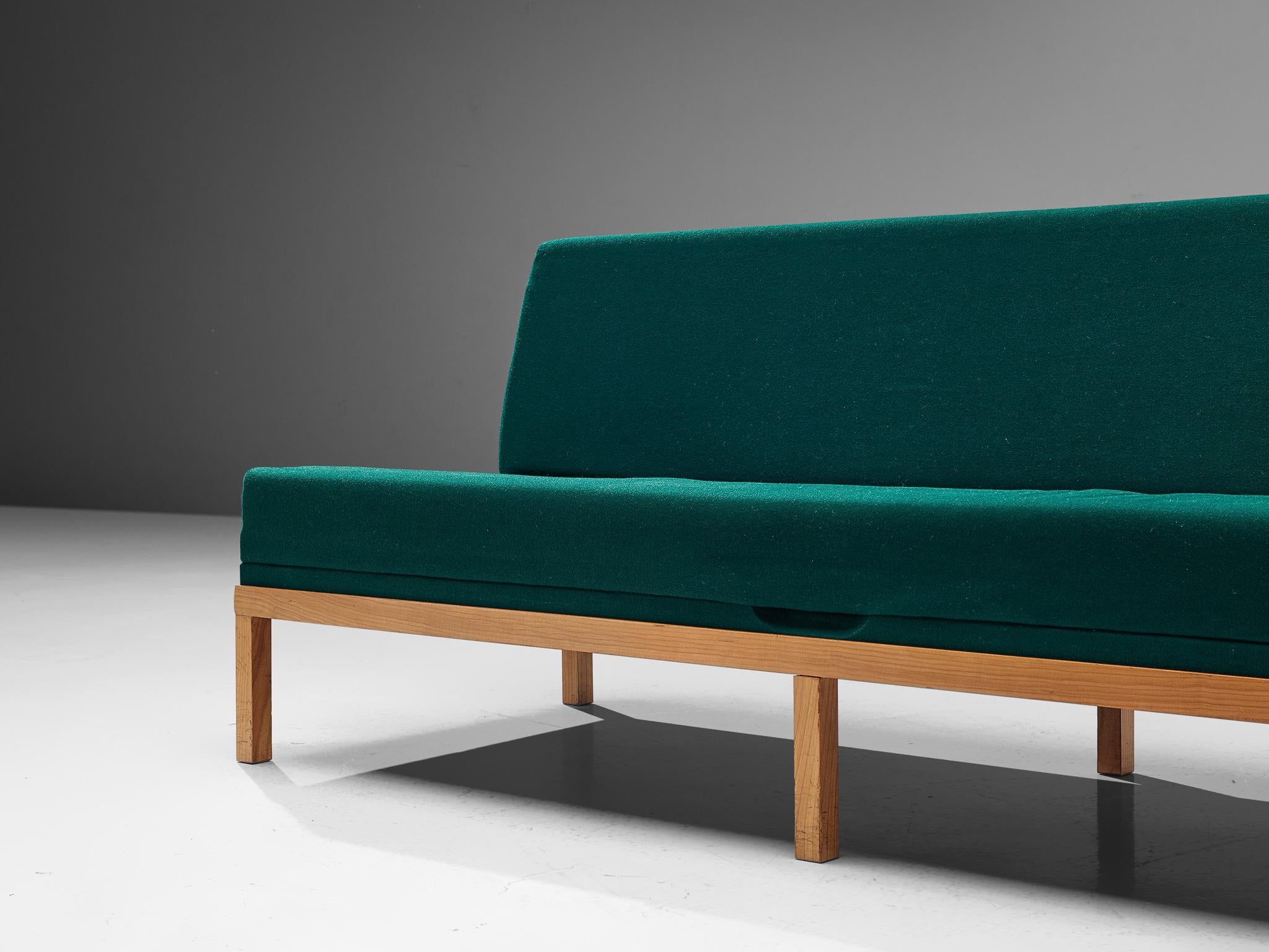 Mid-Century Modern Johannes Spalt 'Constanze' Daybed in Green Upholstery