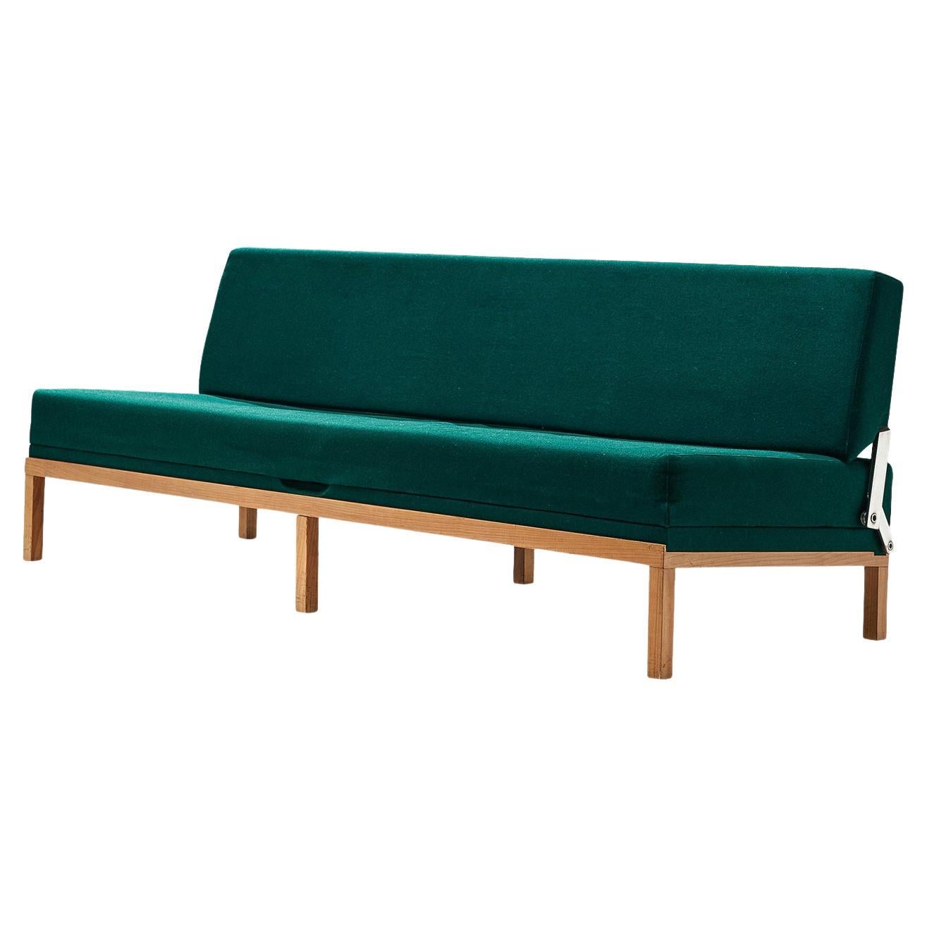 Johannes Spalt 'Constanze' Daybed in Green Upholstery  For Sale