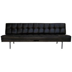 Johannes Spalt 'Constanze' Sofa Daybed, Leather, 1960s