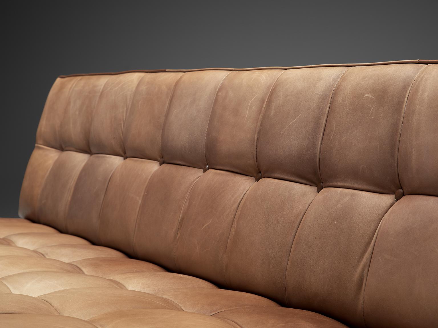 Mid-20th Century Johannes Spalt 'Constanze' Sofa in Taupe Leather