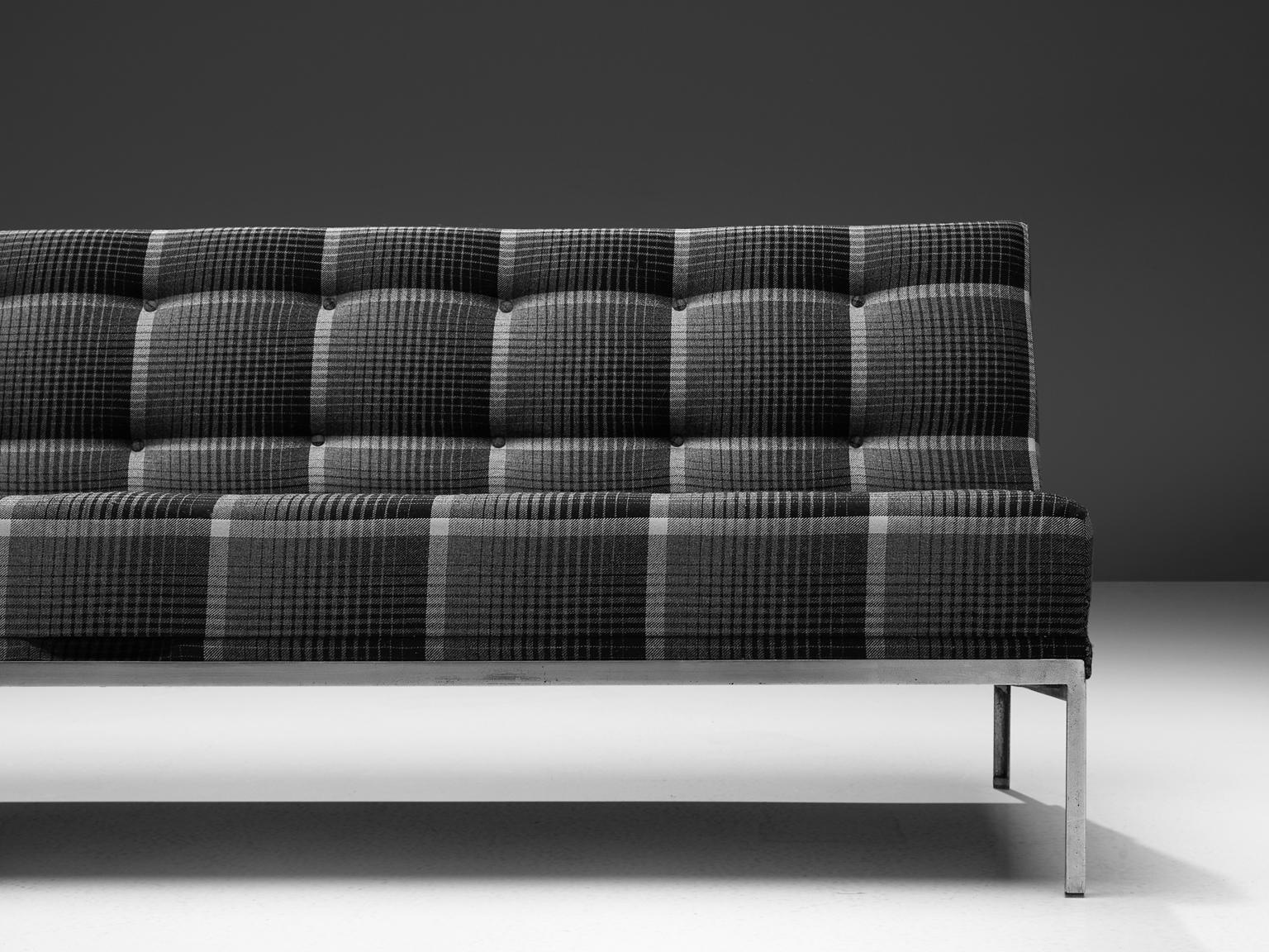 Mid-20th Century Johannes Spalt for Wittmann 'Constanze' Daybed in Checkered Upholstery  For Sale