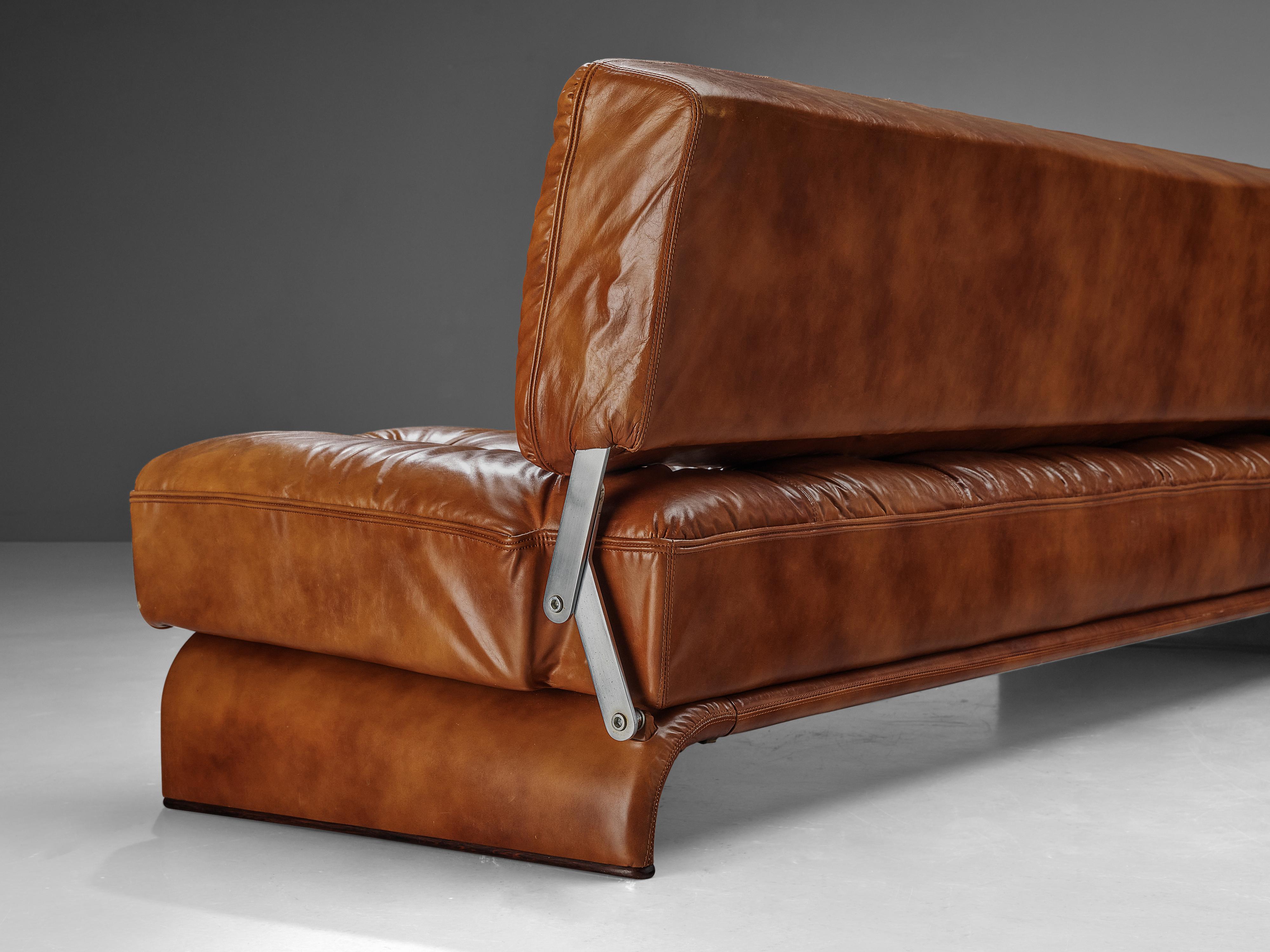 Johannes Spalt for Wittmann Constanze Sofa in Cognac Leather 6