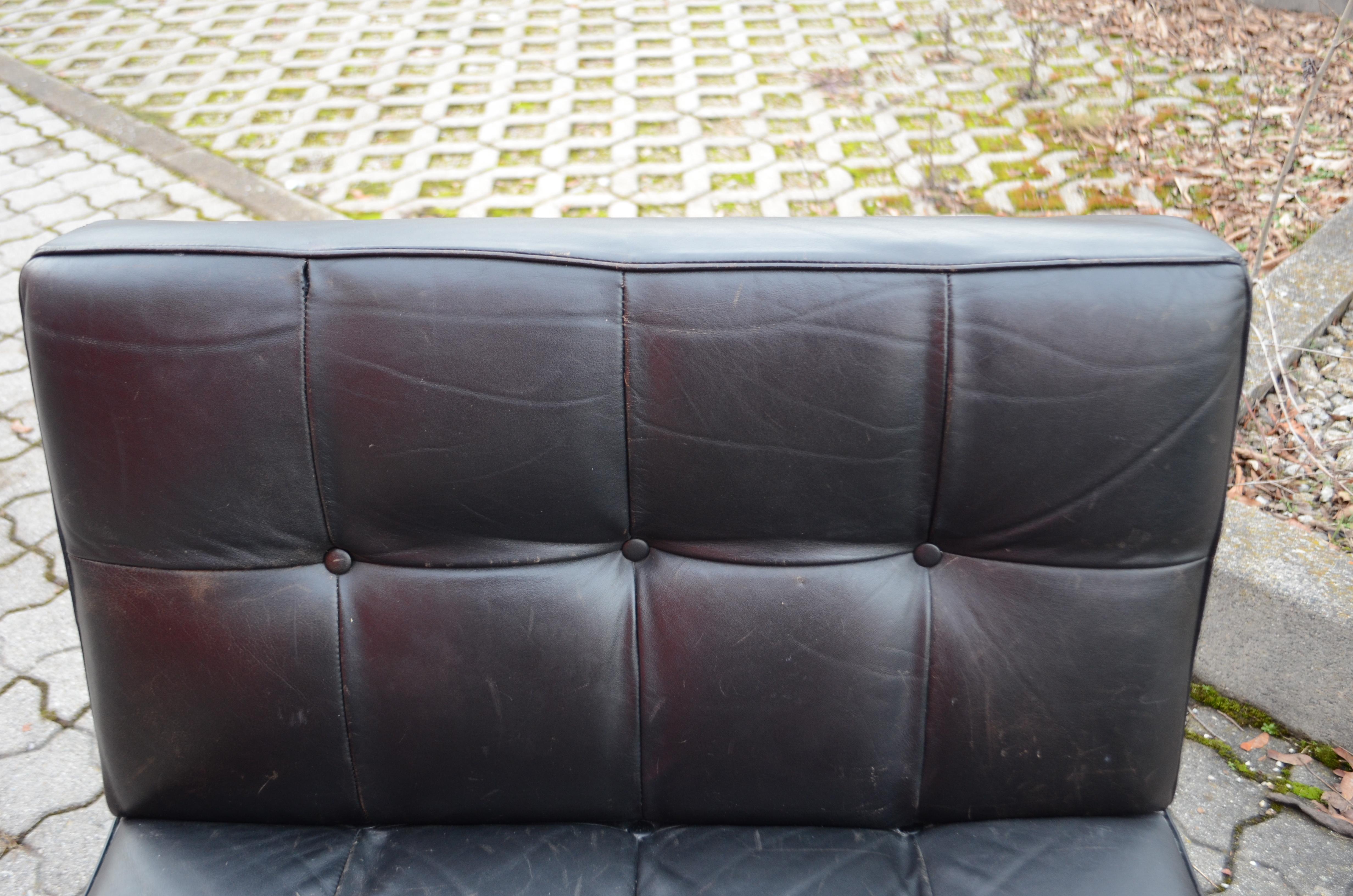 Johannes Spalt Sessel Easy Lounge Chair Constanze aus Leder von Wittmann 2er-Set im Angebot 5