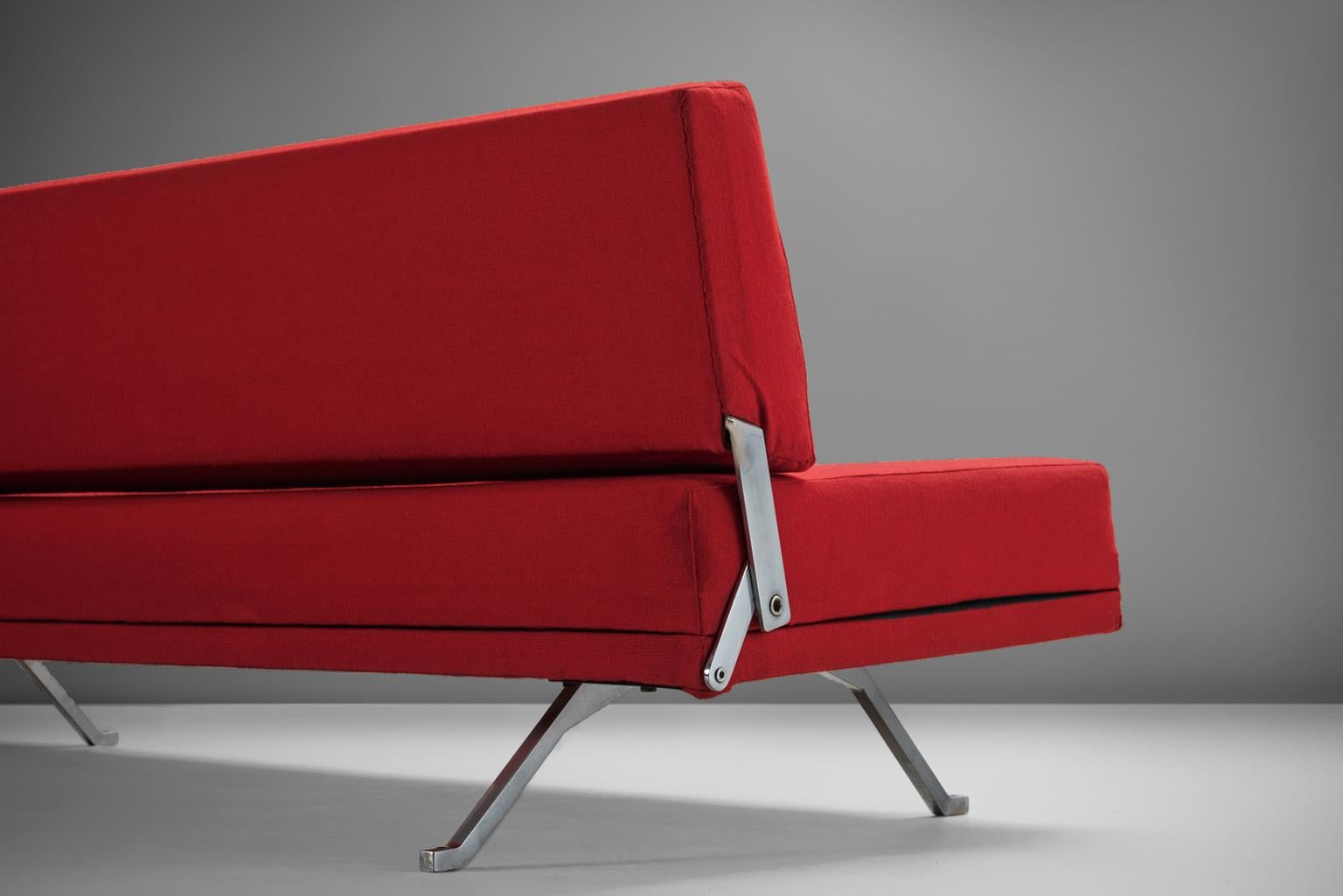 Mid-20th Century Johannes Spalt Red 'Constanze' Sofa