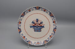 Johannes van Lockhorst, Delft polychrome plate - early 18th century