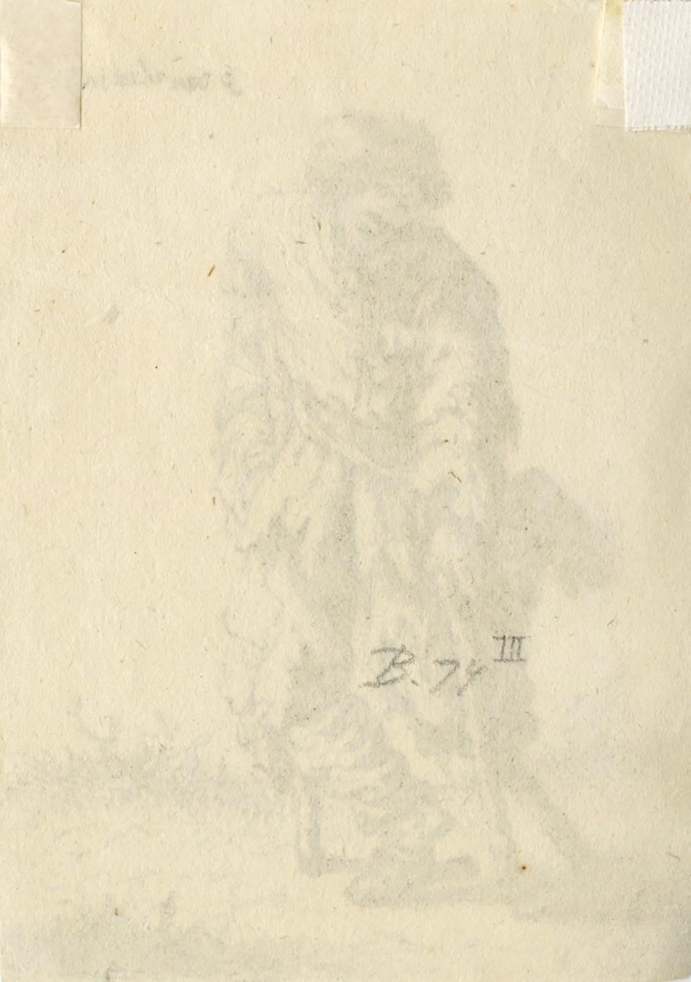 Beggar with a Wooden Leg - Print by Johannes van Vliet