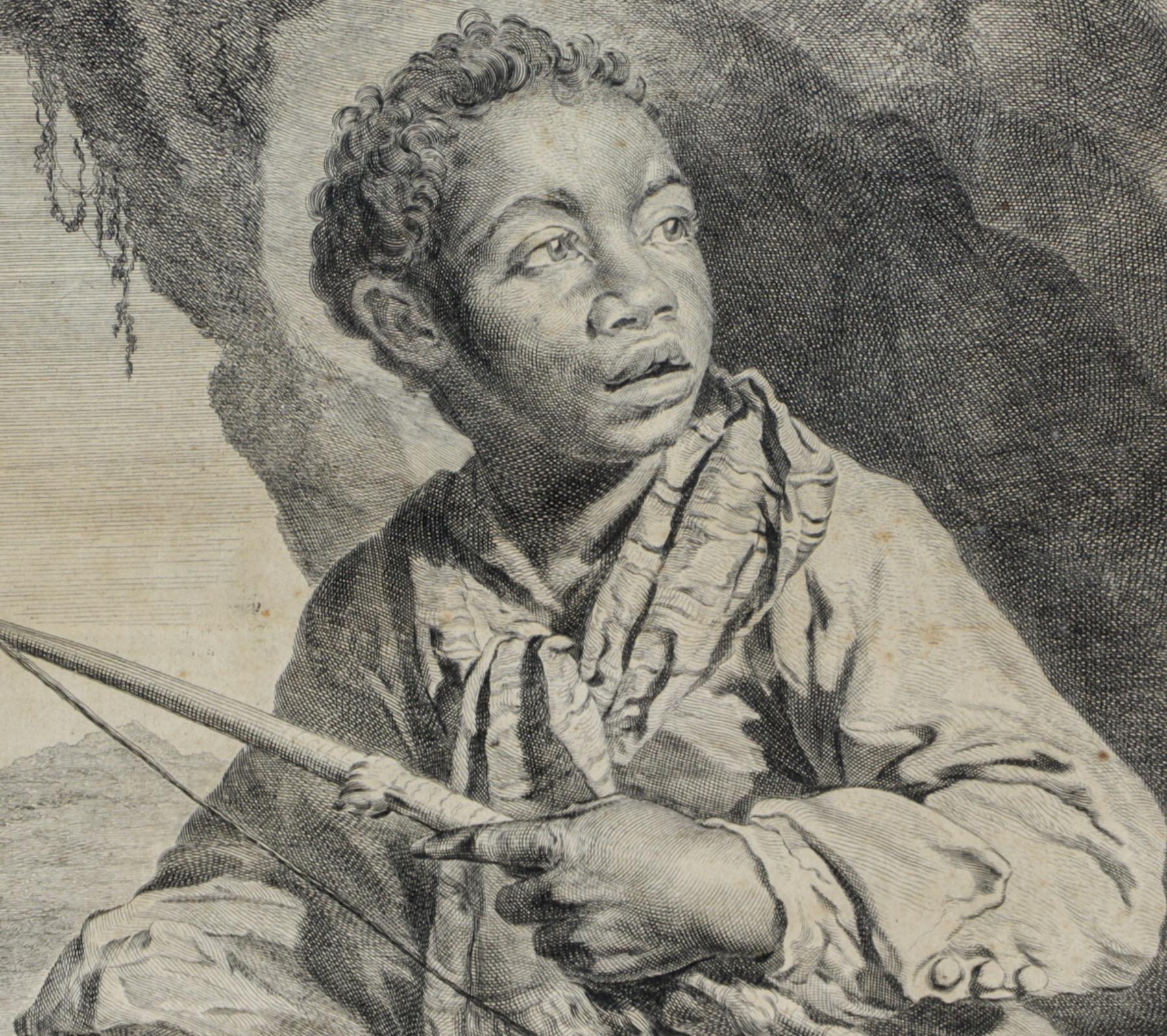 L'arciere nero - Print di Johannes Visscher