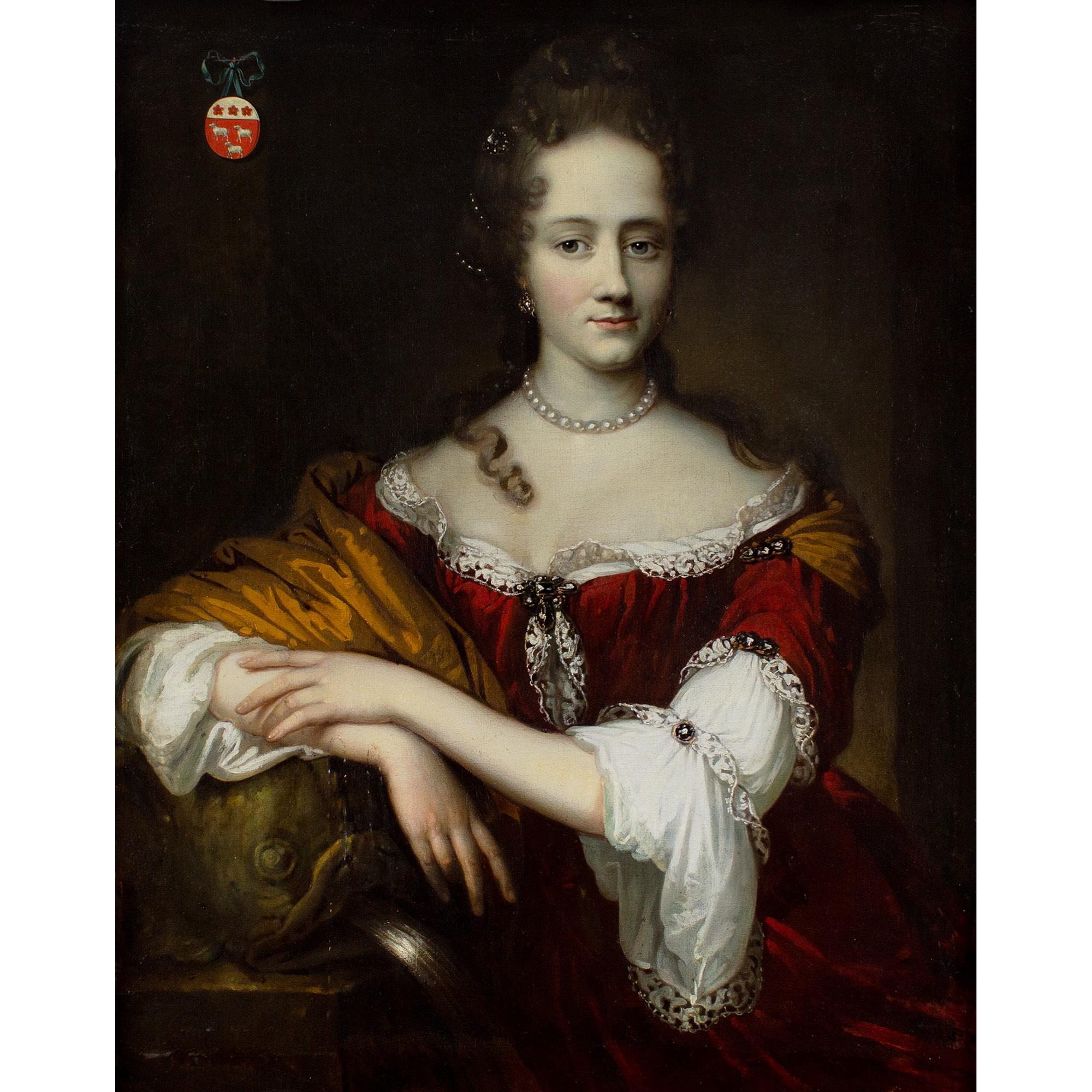 Johannes Vollevens I, Portrait Of A Member Of The Van Vrijberghe Family For Sale 1