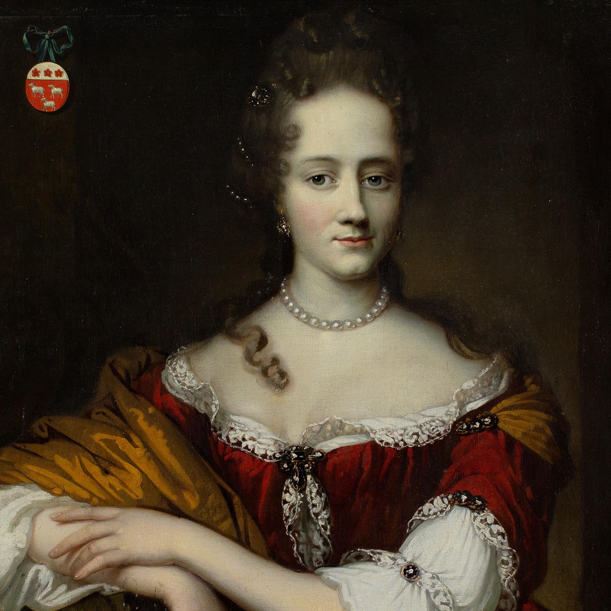 Johannes Vollevens I, Portrait Of A Member Of The Van Vrijberghe Family For Sale 7