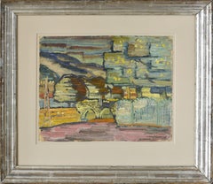 Arlberg-Brücke. 1930, оil auf Karton, 30x36, 5 cm