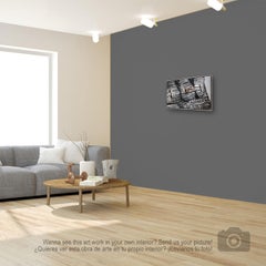 Hermes Birkin Black - Contemporary Hyper Realist Still Life Oil Painting