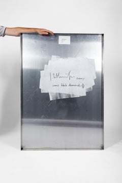 Johannes Wohnseiffer: "Some black diamonds" 2005, acrylique on aluminium