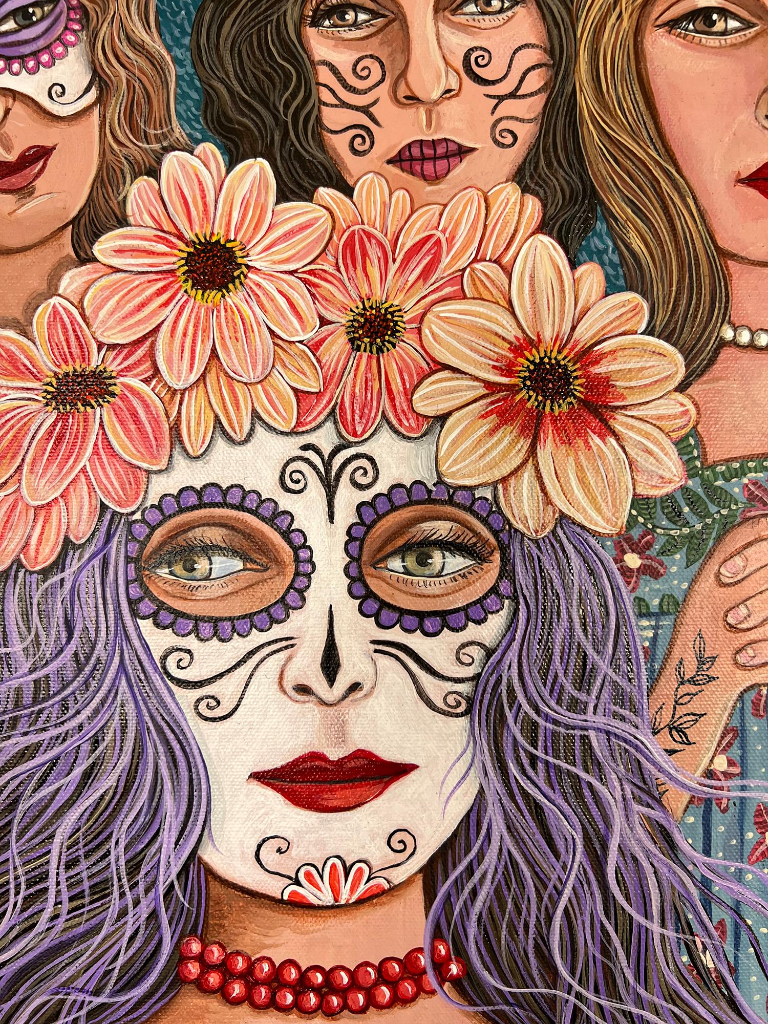Day of the Dead, Original Painting For Sale 2