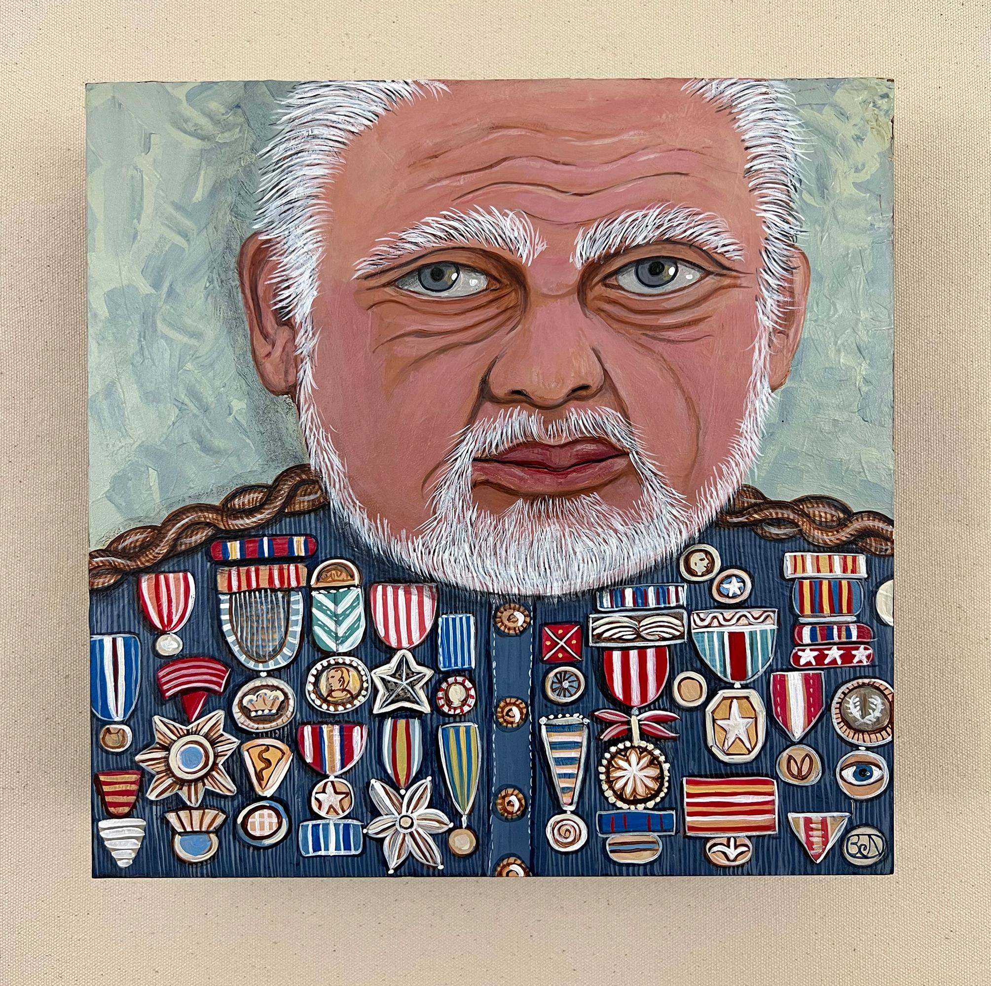 Many Medals, Original Painting For Sale 1