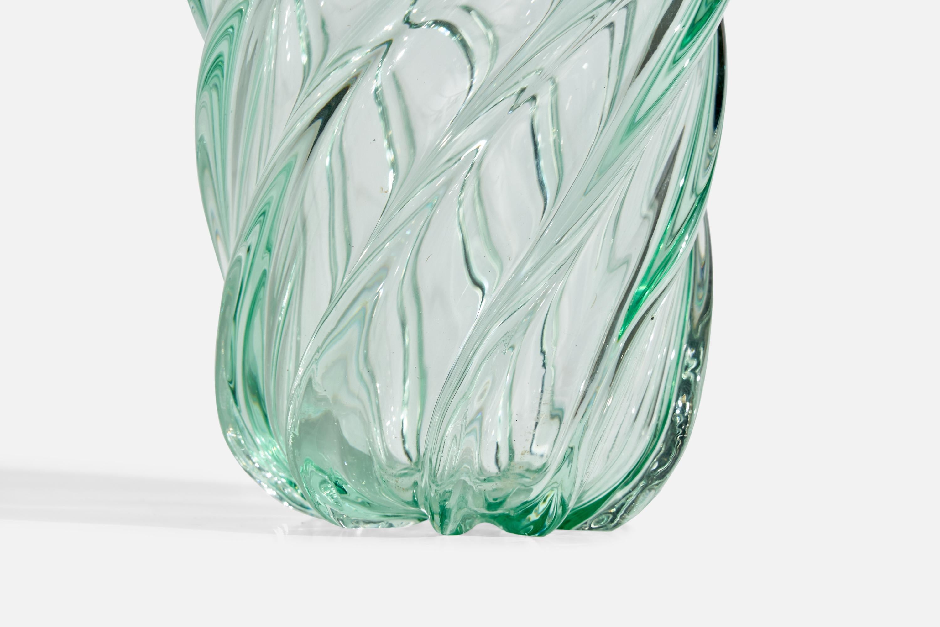 Johansfors Glasbruk, Vaso, Vetro, Svezia, anni '1930 in vendita 2