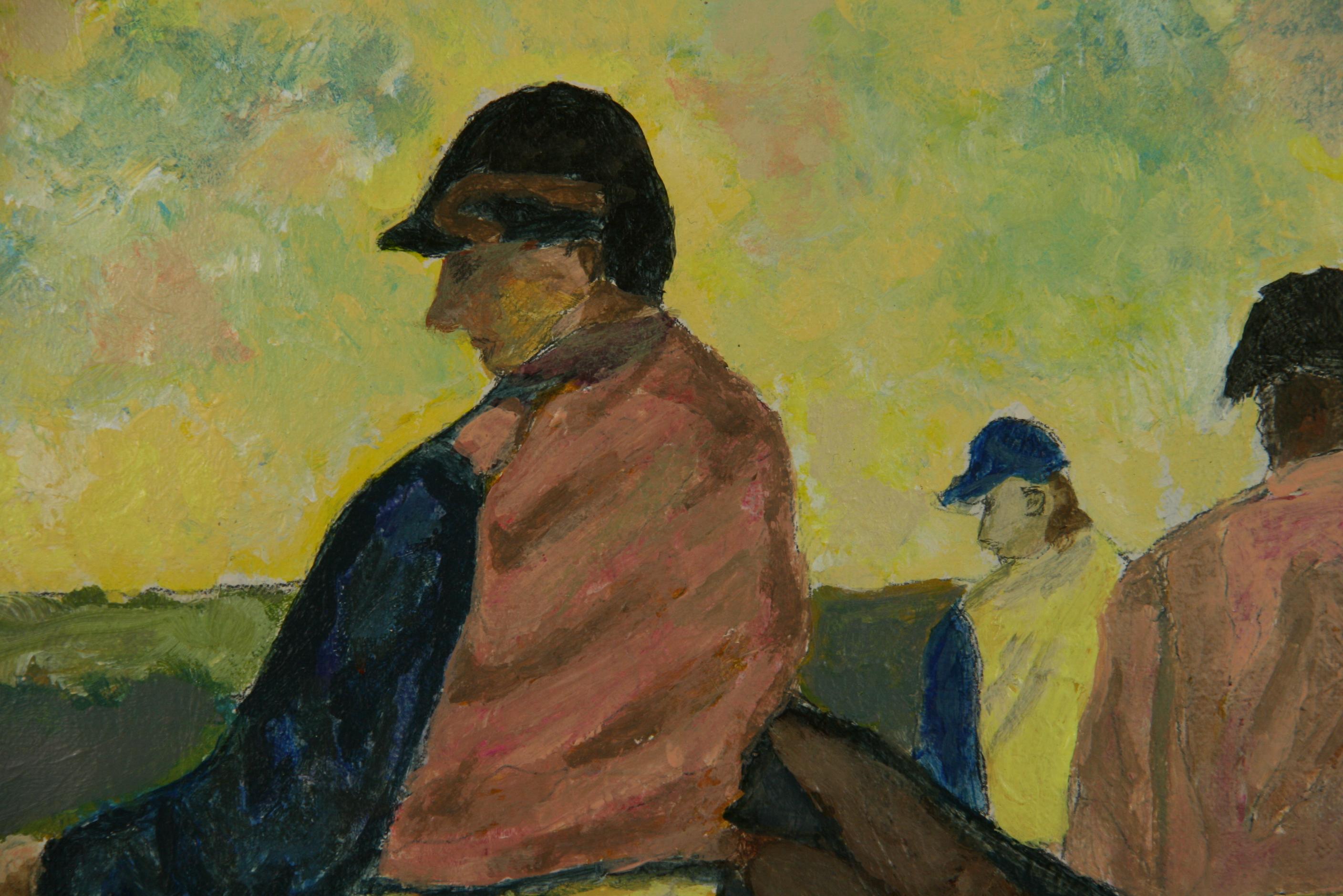 En las Carreras Pintura Ecuestre 1