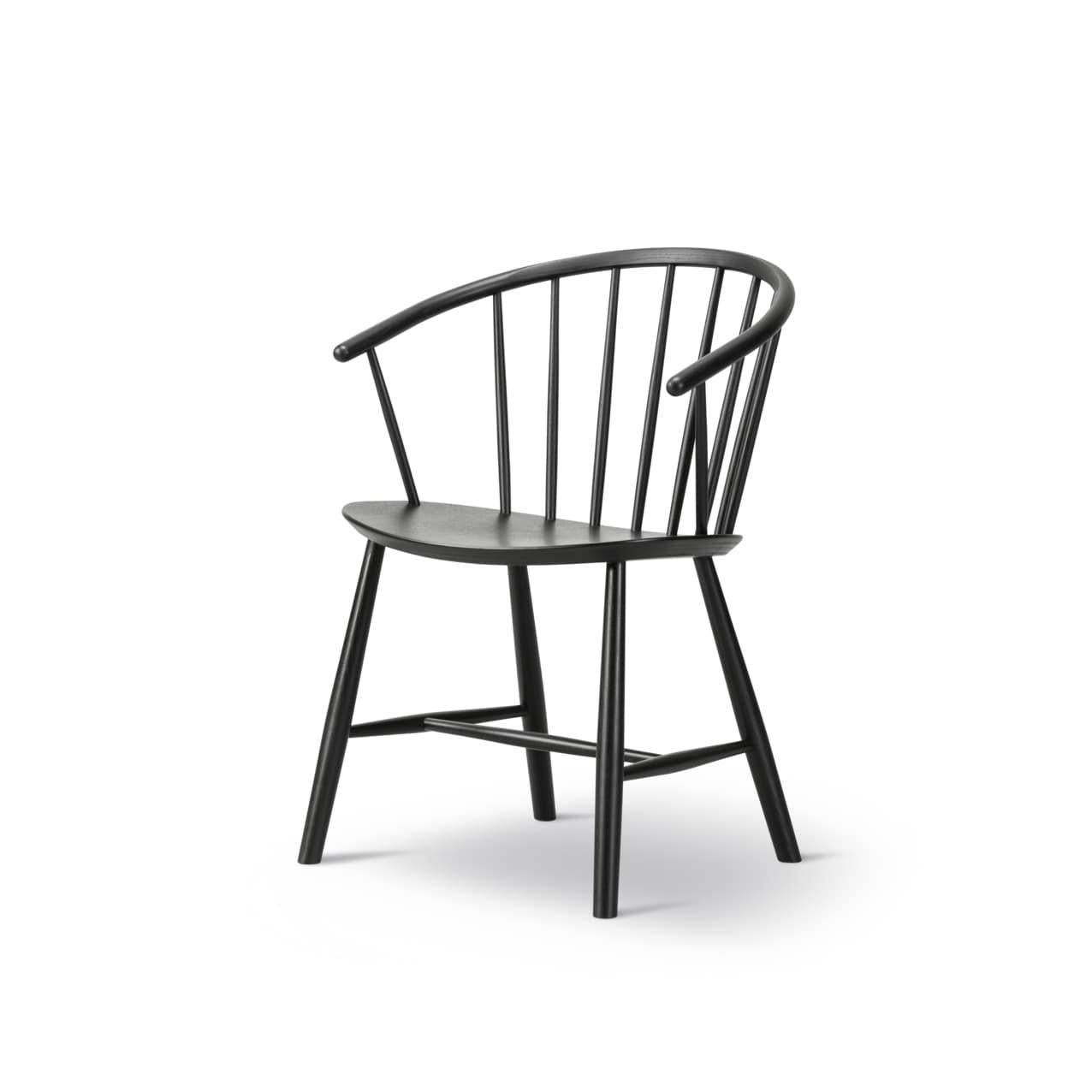 Johansson J64 Chair - Black Ash - by Ejvind A. Johansson for Fredericia In New Condition For Sale In Dubai, AE