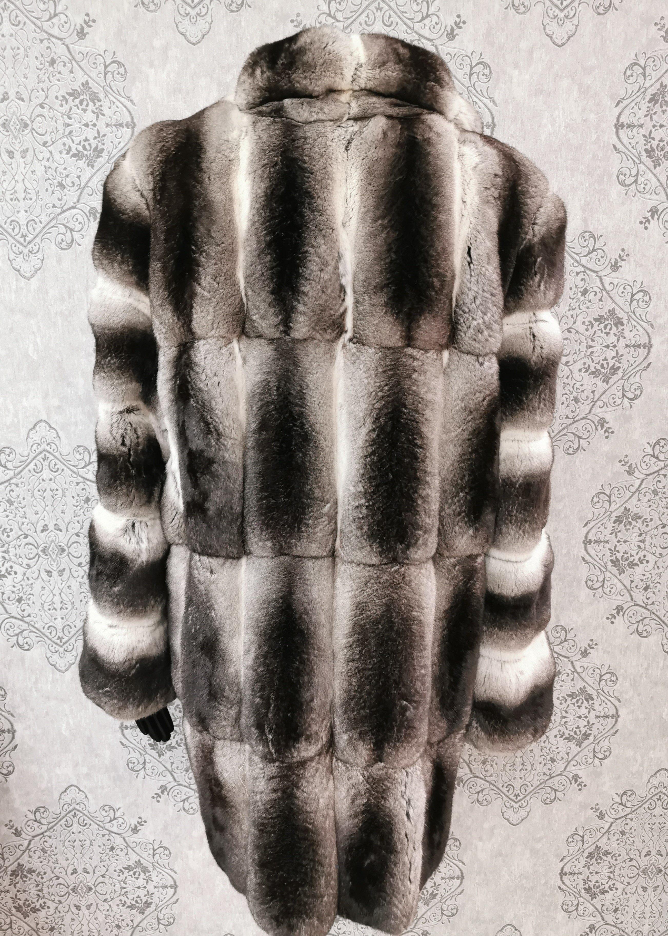 Women's John Galliano Chinchilla Fur Coat (size 16)
